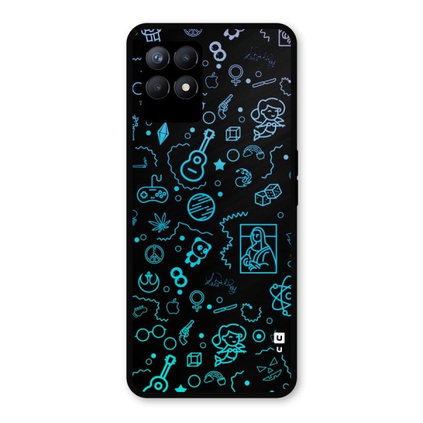 Joy Art Metal Back Case for Realme 8i