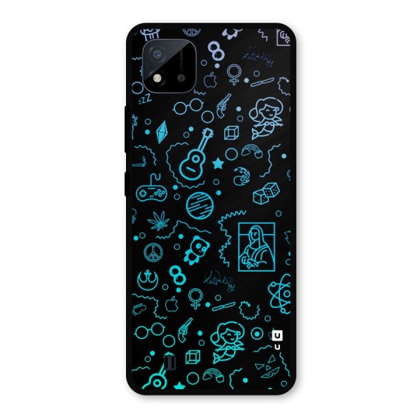 Joy Art Metal Back Case for Realme C11 2021