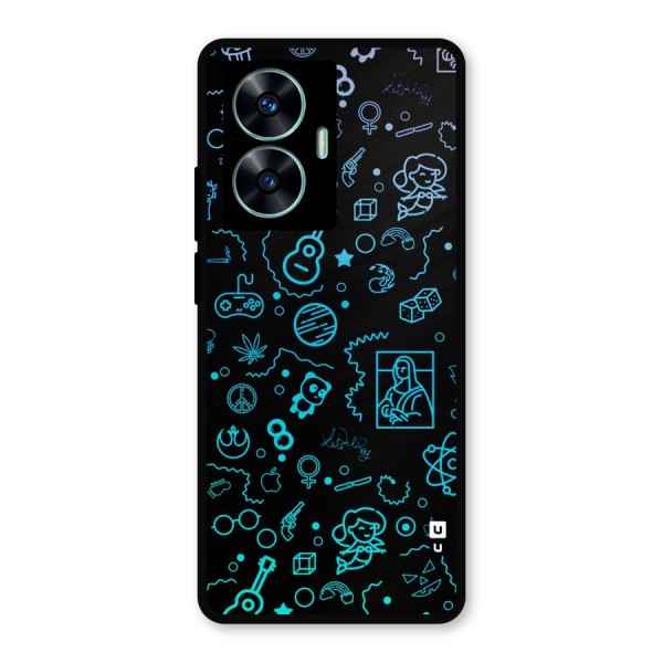 Joy Art Metal Back Case for Realme C55