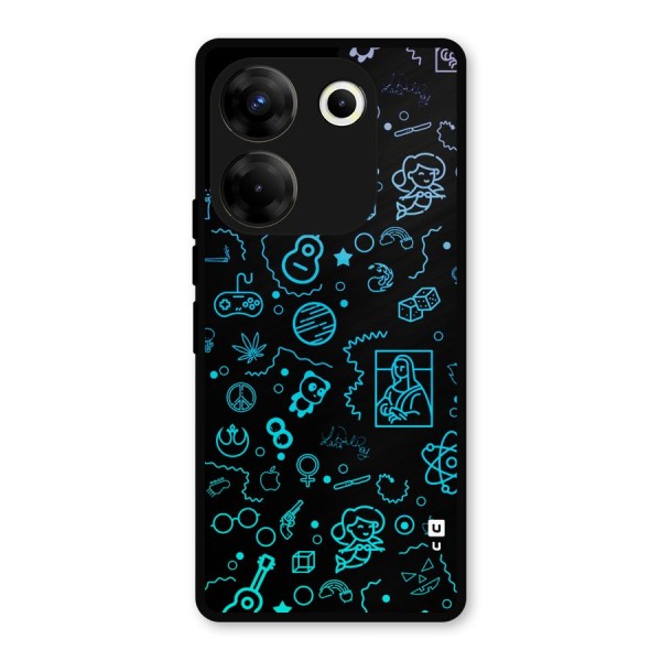 Joy Art Metal Back Case for Tecno Camon 20 Pro