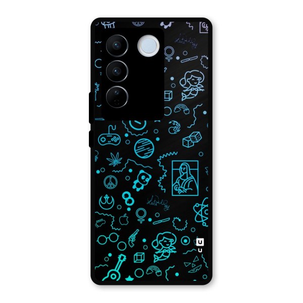 Joy Art Metal Back Case for Vivo V27 Pro