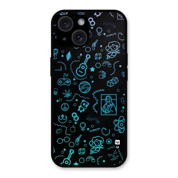 Joy Art Metal Back Case for iPhone 15