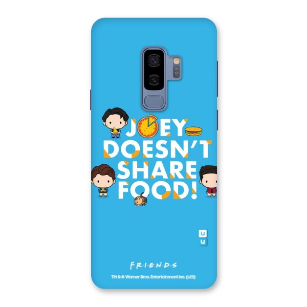 Joy Doesnt Share Food Glass Back Case for Galaxy S9 Plus