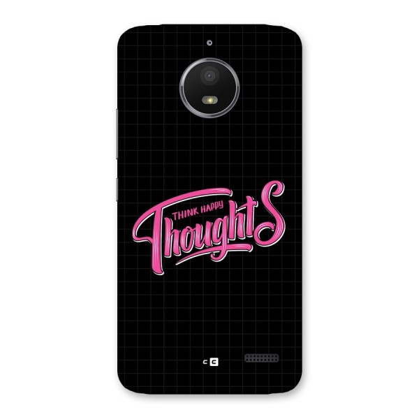 Joyful Thoughts Back Case for Moto E4