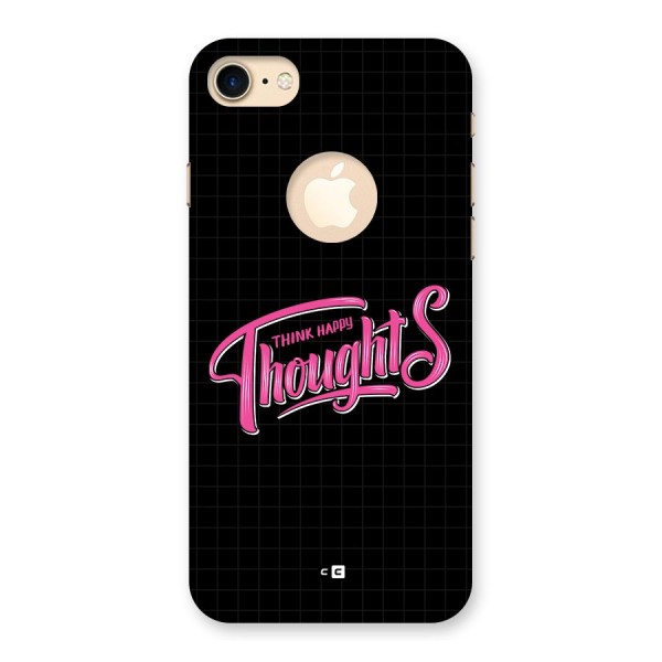 Joyful Thoughts Back Case for iPhone 8 Logo Cut