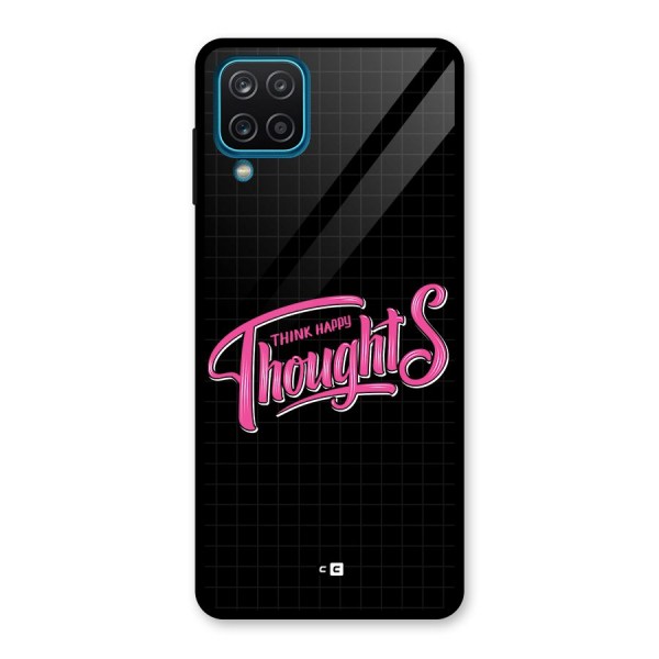 Joyful Thoughts Glass Back Case for Galaxy A12