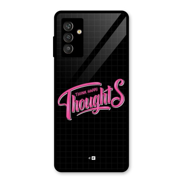 Joyful Thoughts Glass Back Case for Galaxy M13