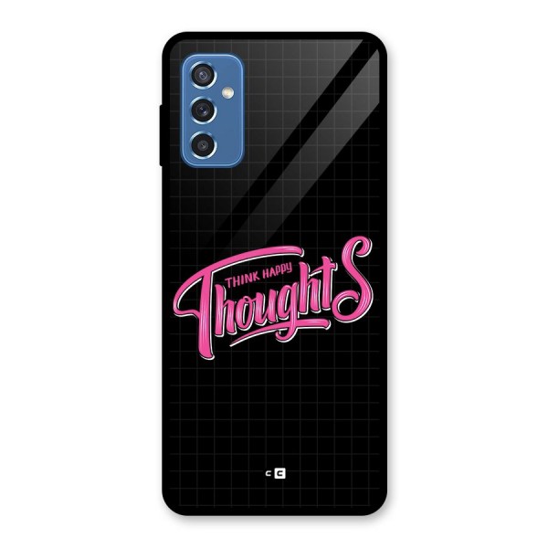 Joyful Thoughts Glass Back Case for Galaxy M52 5G