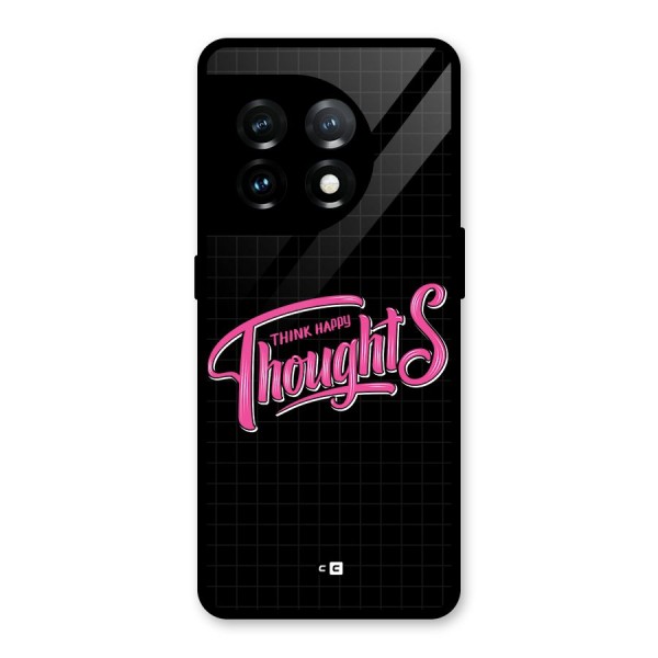 Joyful Thoughts Glass Back Case for OnePlus 11