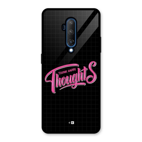 Joyful Thoughts Glass Back Case for OnePlus 7T Pro