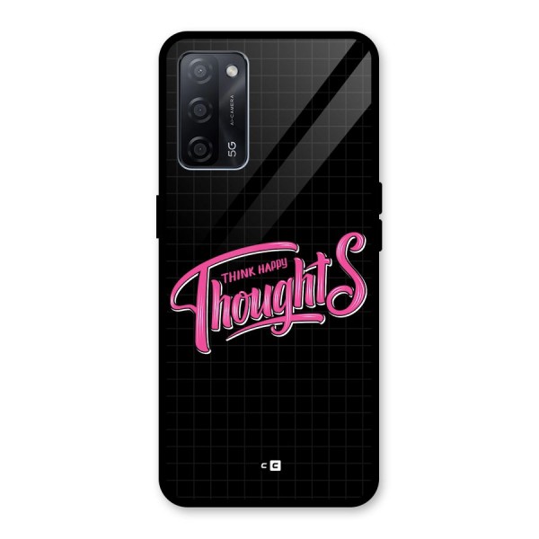 Joyful Thoughts Glass Back Case for Oppo A53s 5G