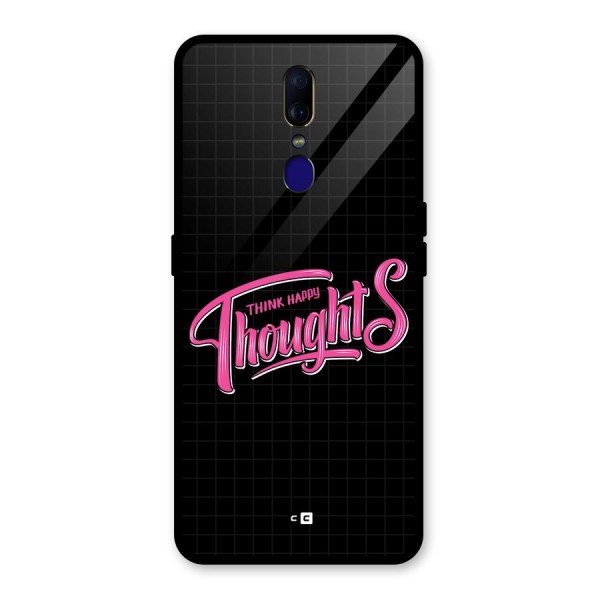 Joyful Thoughts Glass Back Case for Oppo F11