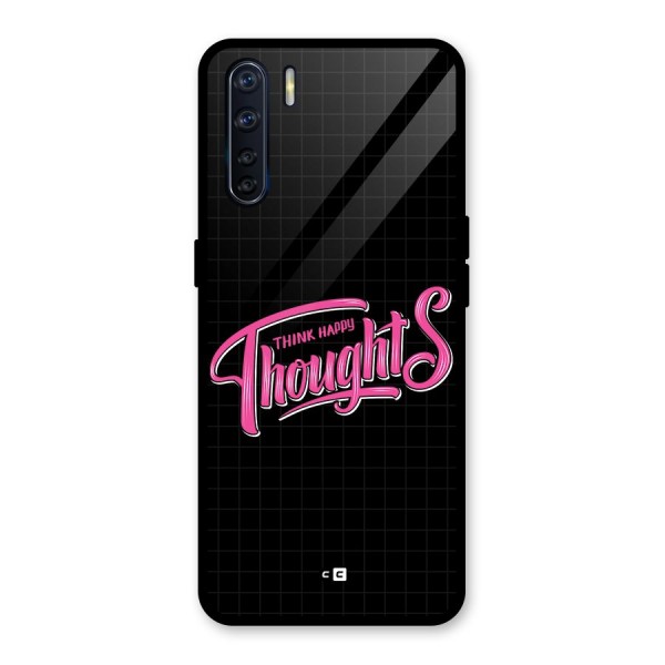 Joyful Thoughts Glass Back Case for Oppo F15