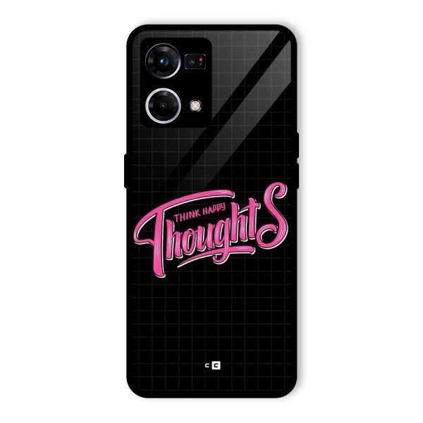 Joyful Thoughts Glass Back Case for Oppo F21s Pro 4G