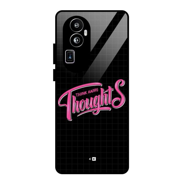 Joyful Thoughts Glass Back Case for Oppo Reno10 Pro Plus