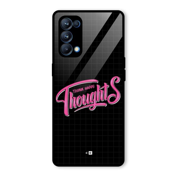 Joyful Thoughts Glass Back Case for Oppo Reno5 Pro 5G