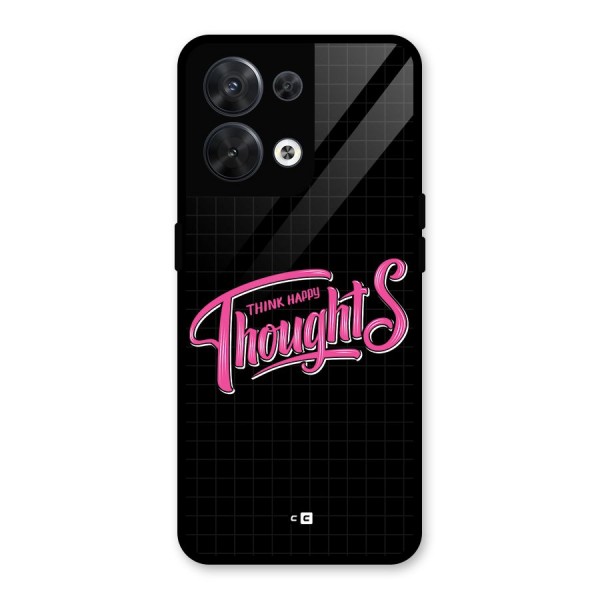 Joyful Thoughts Glass Back Case for Oppo Reno8 5G