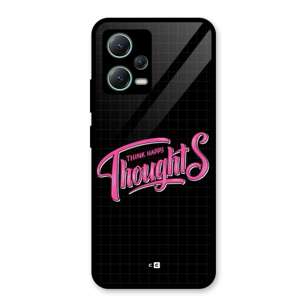 Joyful Thoughts Glass Back Case for Poco X5