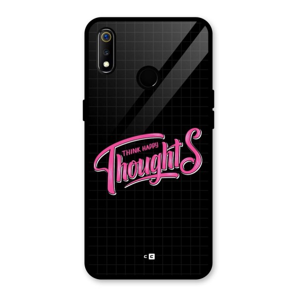 Joyful Thoughts Glass Back Case for Realme 3