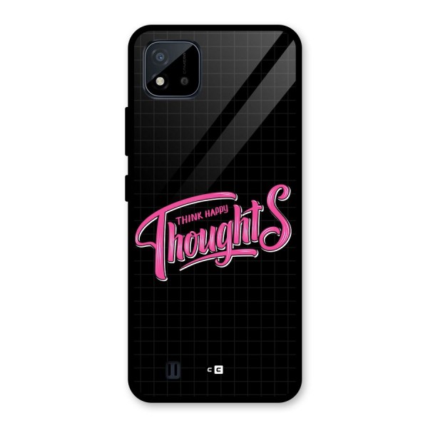 Joyful Thoughts Glass Back Case for Realme C11 2021