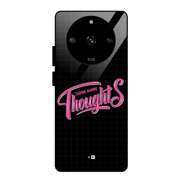 Joyful Thoughts Glass Back Case for Realme Narzo 60 5G