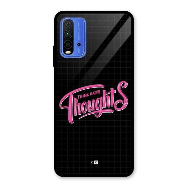 Joyful Thoughts Glass Back Case for Redmi 9 Power