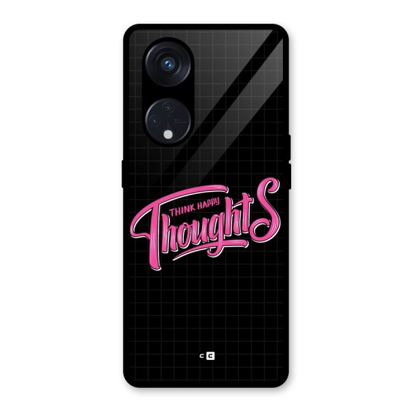 Joyful Thoughts Glass Back Case for Reno8 T 5G