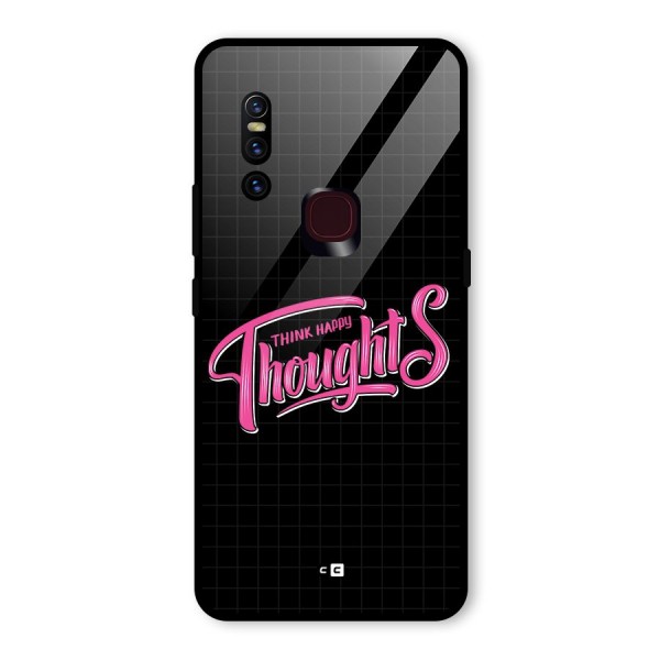 Joyful Thoughts Glass Back Case for Vivo V15