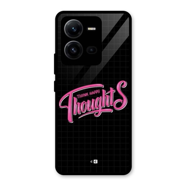 Joyful Thoughts Glass Back Case for Vivo V25