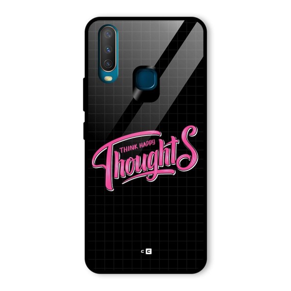 Joyful Thoughts Glass Back Case for Vivo Y15