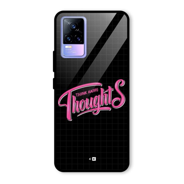 Joyful Thoughts Glass Back Case for Vivo Y73