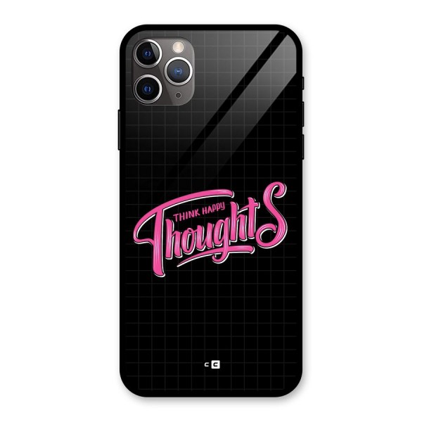 Joyful Thoughts Glass Back Case for iPhone 11 Pro Max