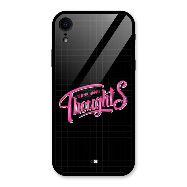 Joyful Thoughts Glass Back Case for iPhone XR