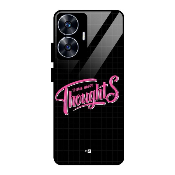 Joyful Thoughts Glass Back Case for realme C55