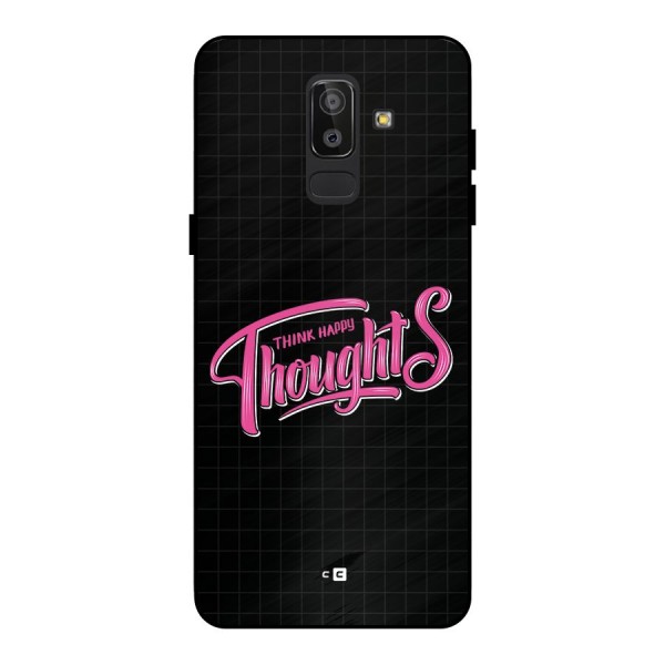 Joyful Thoughts Metal Back Case for Galaxy J8