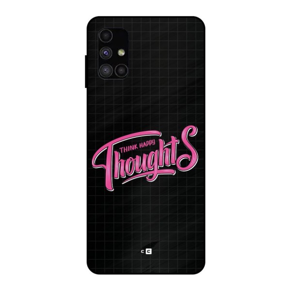 Joyful Thoughts Metal Back Case for Galaxy M51