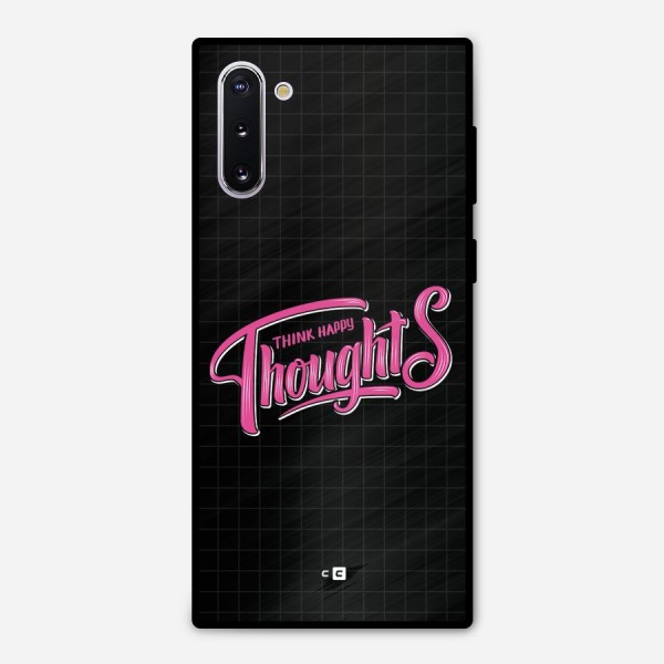 Joyful Thoughts Metal Back Case for Galaxy Note 10