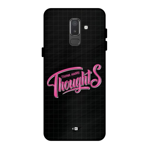 Joyful Thoughts Metal Back Case for Galaxy On8 (2018)