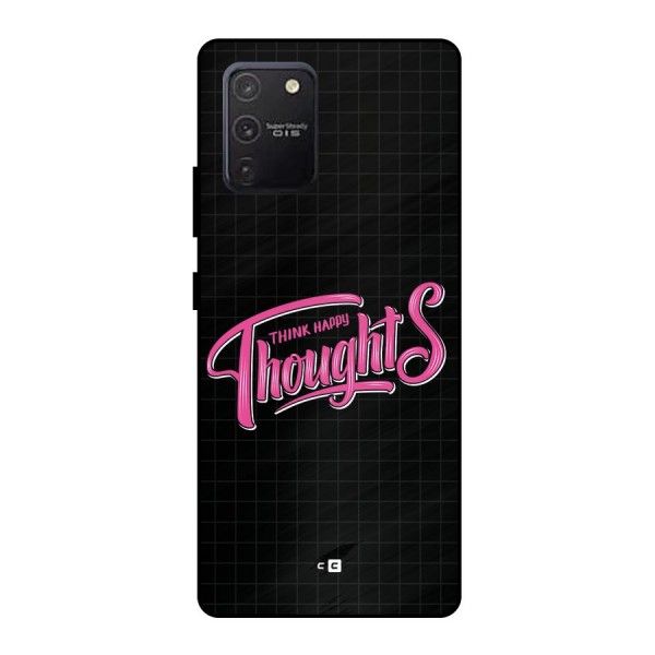 Joyful Thoughts Metal Back Case for Galaxy S10 Lite