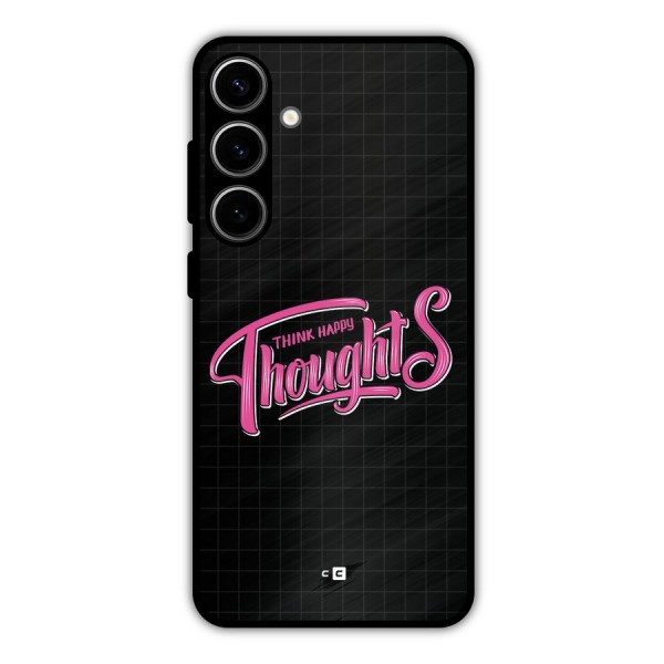 Joyful Thoughts Metal Back Case for Galaxy S24 Plus