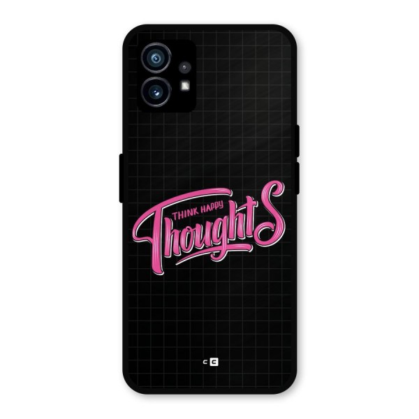 Joyful Thoughts Metal Back Case for Nothing Phone 1