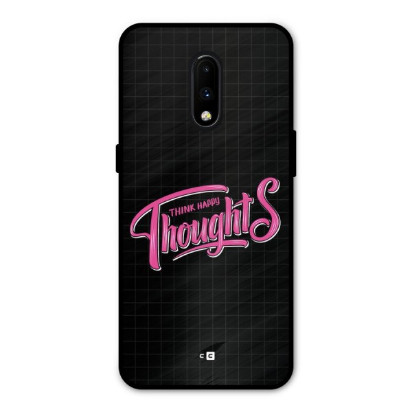 Joyful Thoughts Metal Back Case for OnePlus 7