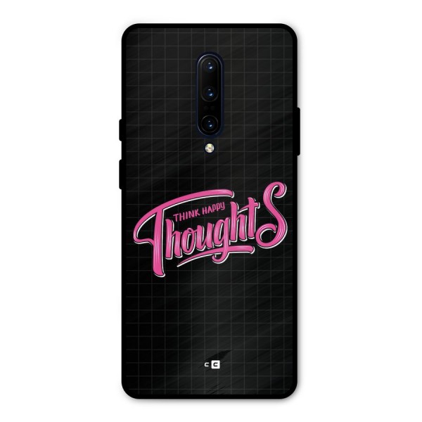 Joyful Thoughts Metal Back Case for OnePlus 7 Pro