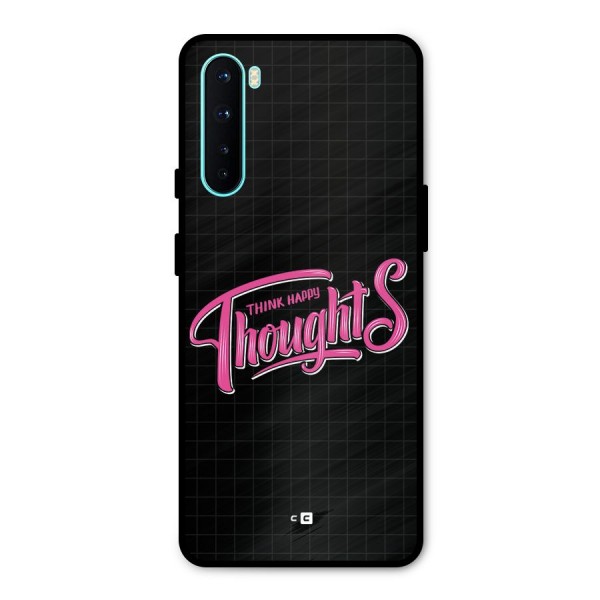 Joyful Thoughts Metal Back Case for OnePlus Nord