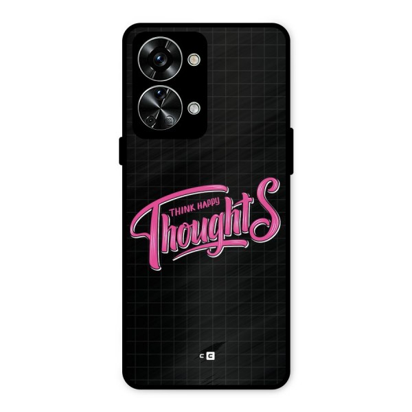 Joyful Thoughts Metal Back Case for OnePlus Nord 2T