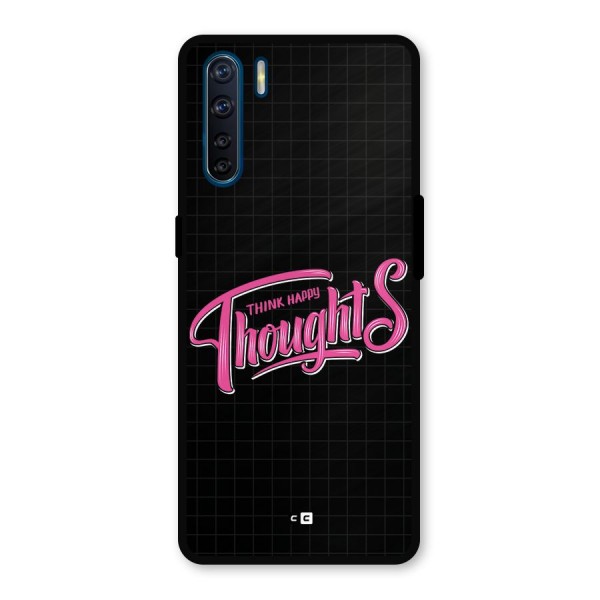 Joyful Thoughts Metal Back Case for Oppo F15