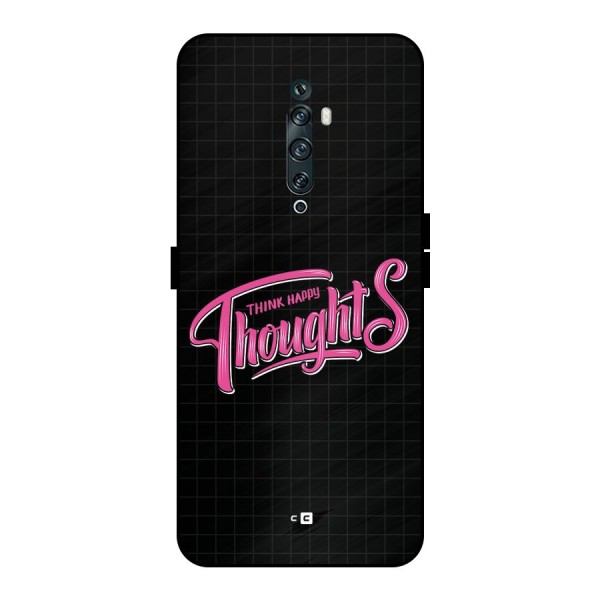 Joyful Thoughts Metal Back Case for Oppo Reno2 F