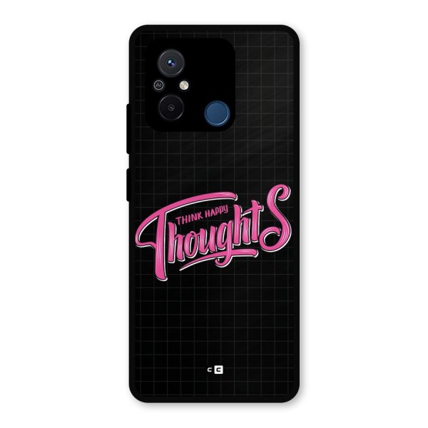 Joyful Thoughts Metal Back Case for Poco C55