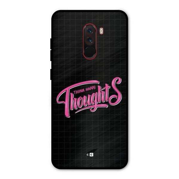 Joyful Thoughts Metal Back Case for Poco F1