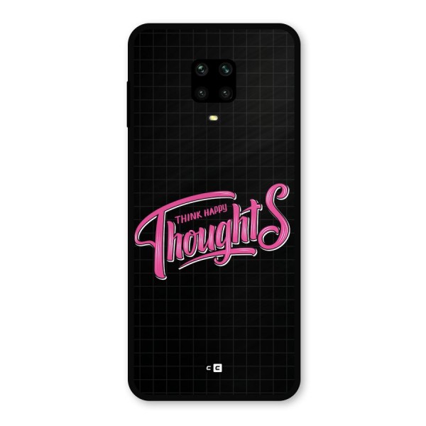 Joyful Thoughts Metal Back Case for Poco M2